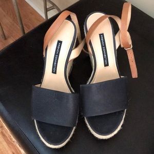 French connection platform Sandals